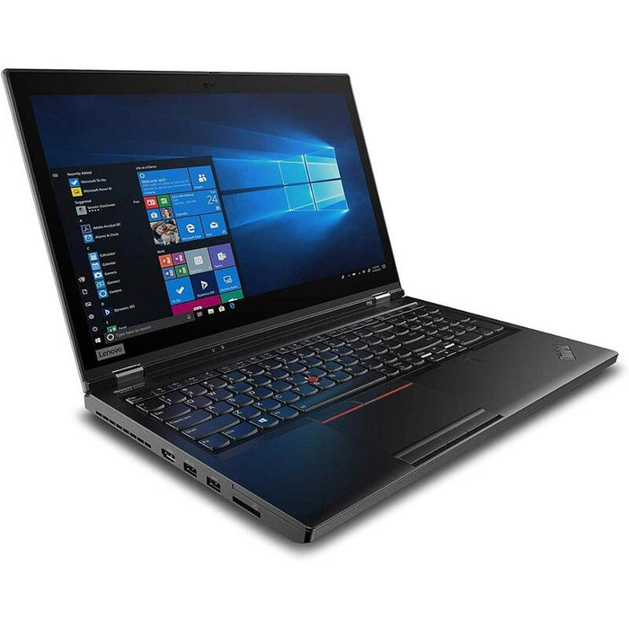 Portatil Reacondicionado Lenovo Thinkpad P53 I7-9850h 32gb 512ssd 15,6" Fhd Win11pro Instalado Pequeña Rotura En Carcasa Teclado Italiano 1 Año De Garantia