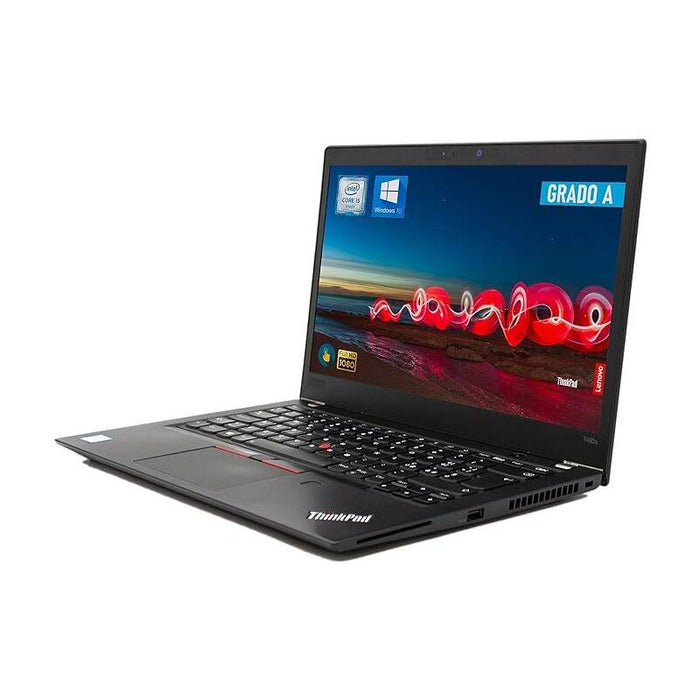 Portatil Reacondicionado Lenovo Thinkpad T480 14"Hd Táctil I5-8350u 8gb 512gb Ssd W11p Instalado Teclado Español Grado B  1 Año  De Garantia