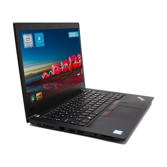 Portatil Reacondicionado Lenovo Thinkpad T480s 14" I5-8250u 8gb 256gb Ssd W11p Instalado Teclado Español 1 Año De Garantia