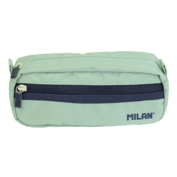 Portatodo Rectangular 2 Cremalleras Serie 1918, Verde Milan