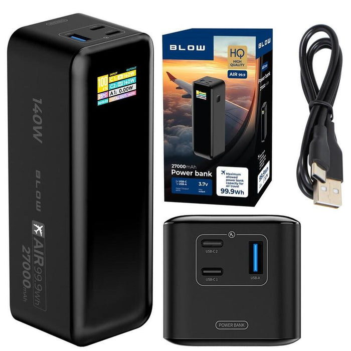 Power Bank 27000mah Pd 140w Air99.9 Lcd