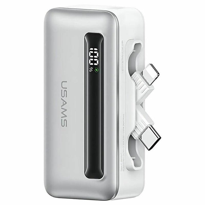 Powerbank 4500mah 20w Usb-C/Lightning Fast Charge Srebrny