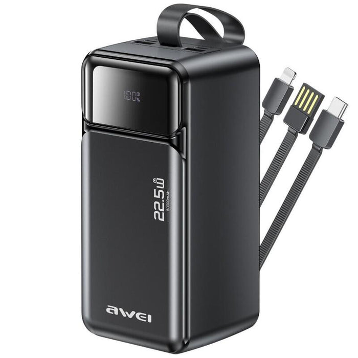 Powerbank 50000mah 22,5w Pa-107 Pd 3xusb