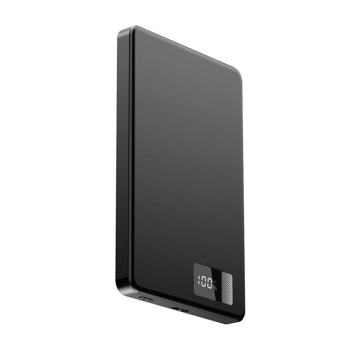 Powerbank Gembird 15 W Magnetic Wireless  With Lcd 5000 Mah Black