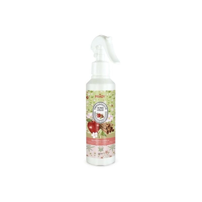 Prady Ambientador Home Spray Manzana Canela - Frasco De 220 Ml - Spray Pulverizador
