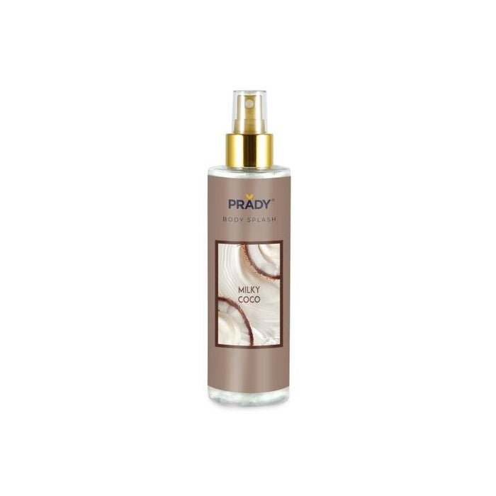 Prady Body Splash Milky Coco - Frasco De 250 Ml - Spray Pulverizador