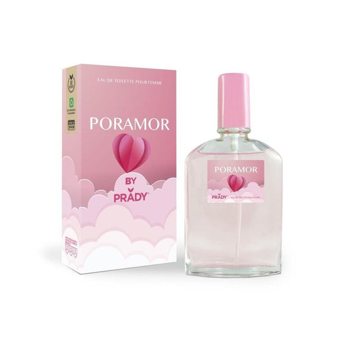 Prady Colonia De Mujer Poramor - Frasco De 90 Ml - Spray Pulverizador
