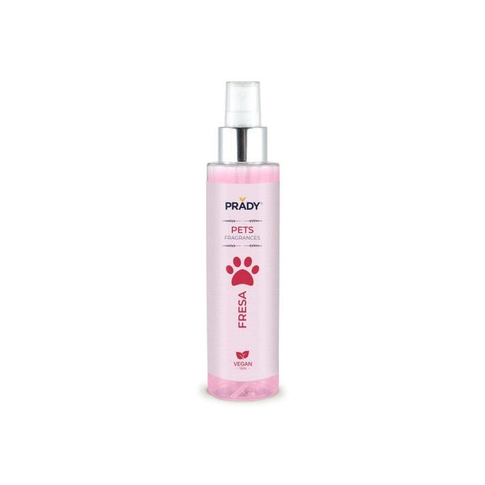 Prady Perfume Para Mascota Fresa - Frasco De 150 Ml - Spray Pulverizador