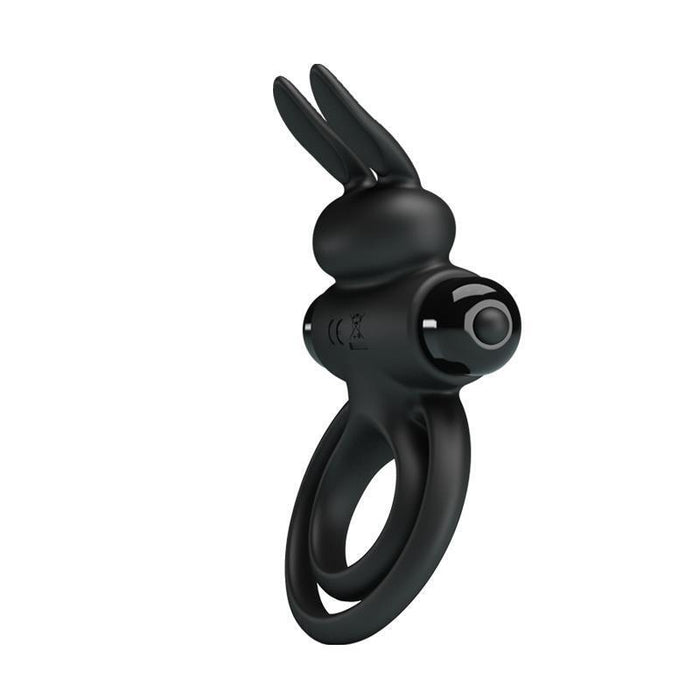Pretty Love - Anillo Vibrador Iii Conejo Para Pene Negro