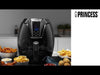 EAN 8713016048257 - Princess 182021 Sencillo 3,2 L Independiente 1400 W Freidora de aire caliente Negro