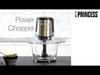 EAN 8713016083630 - Princess 221051 1 L 300 W Negro, Acero inoxidable, Transparente