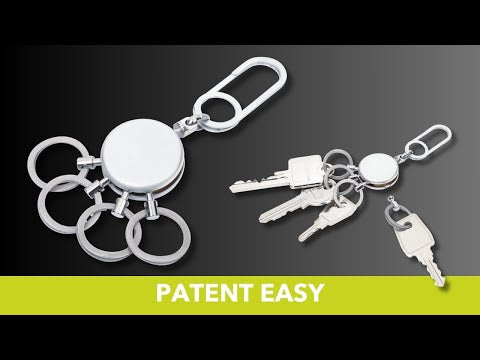 EAN 4024023271342 - TROIKA PATENT EASY Llavero de anilla Plata