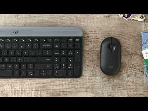 EAN 5099206086647 - Logitech 920-009260 teclado Ratón incluido Oficina RF inalámbrico QWERTZ Checa Grafito