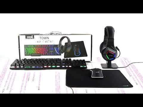 EAN 8434847060736 - COOL Accesorios 8434847060736 teclado Ratón incluido Juego USB QWERTY Español Negro