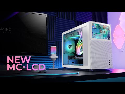EAN 8435693105527 - Mars Gaming MC-LCD Mini Tower Negro, Blanco