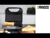 EAN 8713016082497 - Princess 127003 sandwichera 750 W Negro, Plata