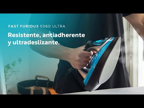 EAN 8435484055253 - Cecotec Fast&Furious 5060 Ultra Plancha a vapor Suela de cerámica 3200 W Negro, Plata, Turquesa