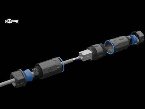 EAN 4040849444142 - Goobay 44414 conector IDC Negro, Azul