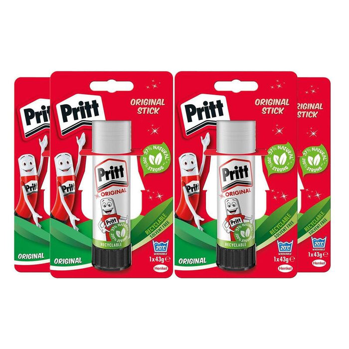 Pritt Klebestifte Multipack, 4 X 43g, 9h Pk8mp