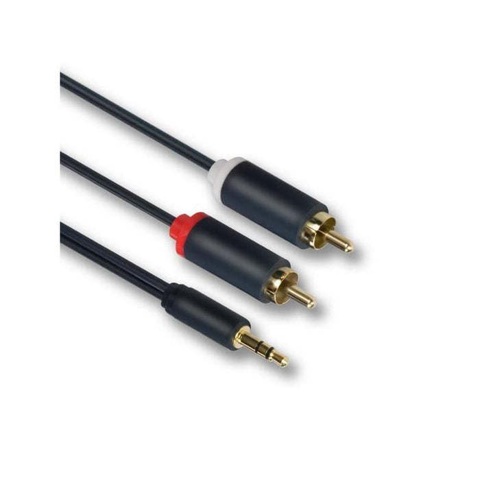 Pro Minijack-Rca 7,5m, Ultra  Soft 3,5mm-Phono, SkRmet
