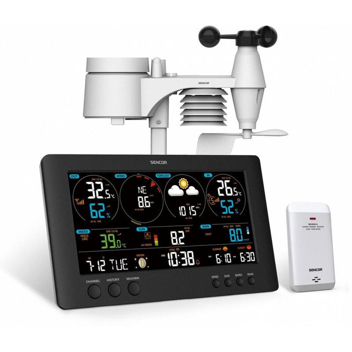 Profesional Estación Meteo Wifi Sws 12500 Wys. Lcd 21,4cm Color