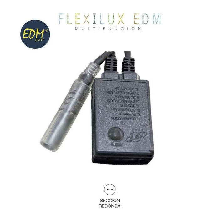 Programador Tubo Flexilux 45 M 2 Vias (Ip44 Interior-Exterior) Edm