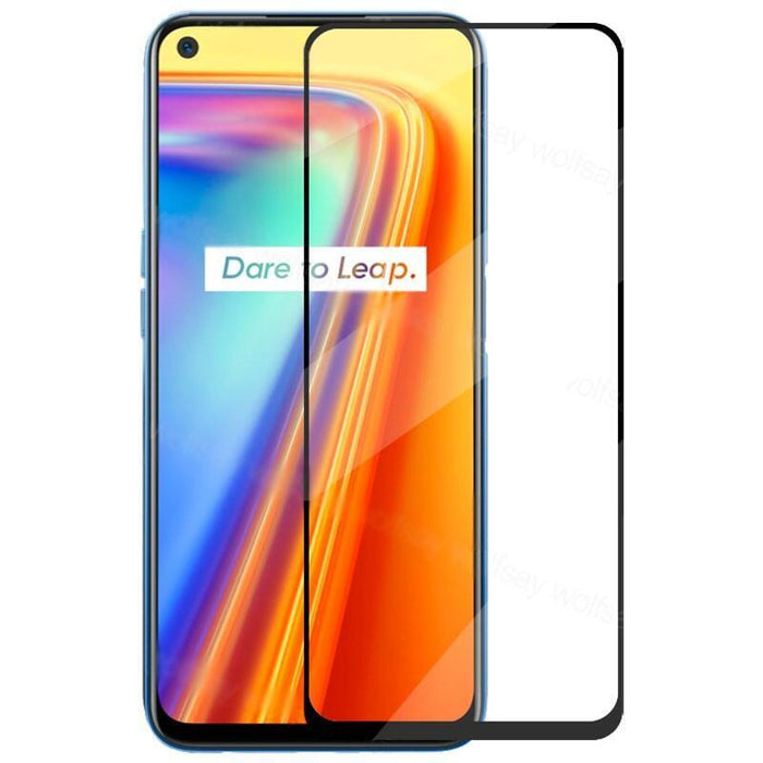 Protector De Cristal Templado Realme 7 Full Screen 3d
