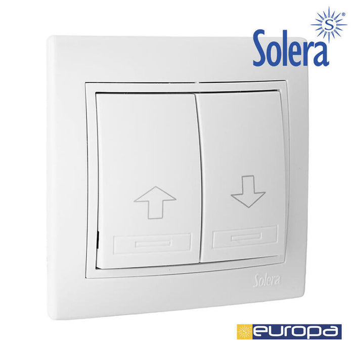 Pulsador De Persiana 10a 250v Serie Europa Solera Erp20u