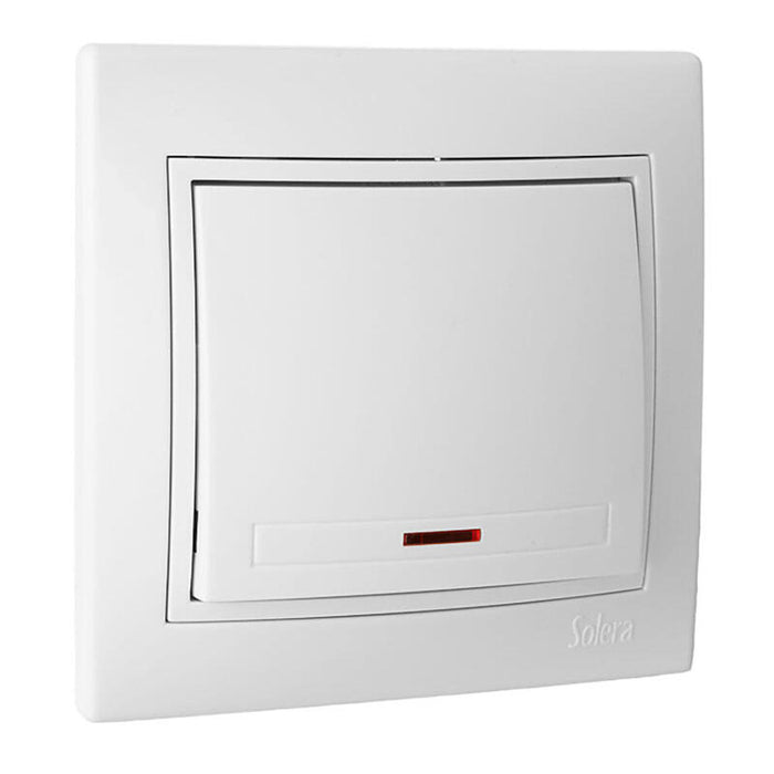 Pulsador Luz Luminoso 10a 250v Serie Europa Solera Erp04ilu