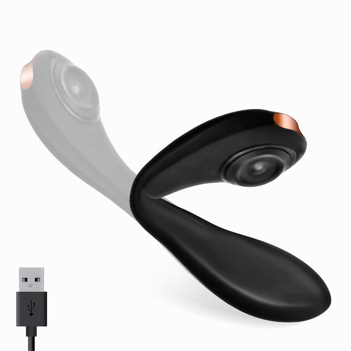 Pulsar Vibrador Con Esqueleto Articulado Silicona Usb
