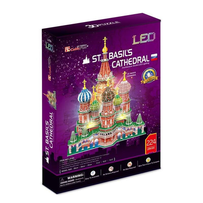 Puzzle 3d Led Katedra Sw. Bazylego