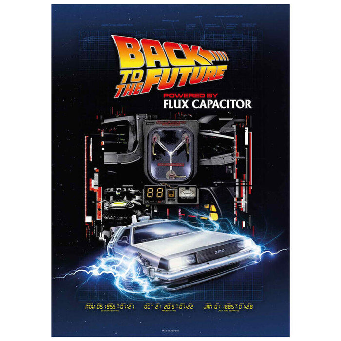 Puzzle Powered By Flux Capacitor Regreso Al Futuro 1000pzs