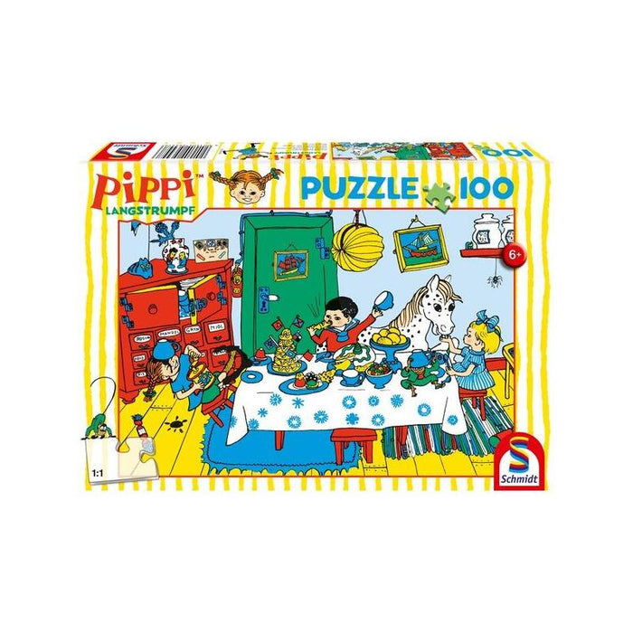 Puzzle Schmidt Spiele Fiesta Del Café Con Pippi, 100 Piezas 56447