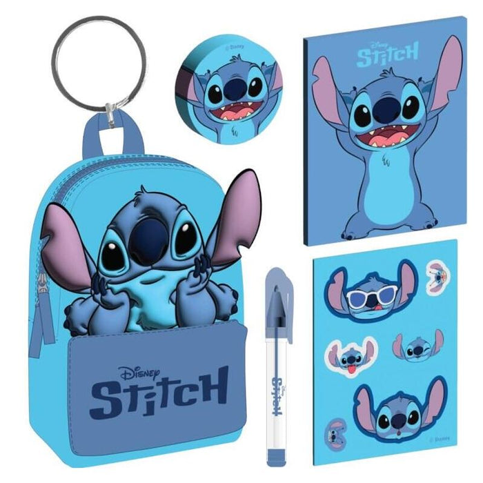 Py Lilo & Stitch (Core Blue) Mini Filled Backpack Keychain