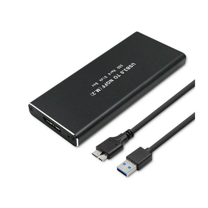 Qoltec 51854 Caja De Disco Duro M.2 Sata Ssd Ngff  Usb 3.0