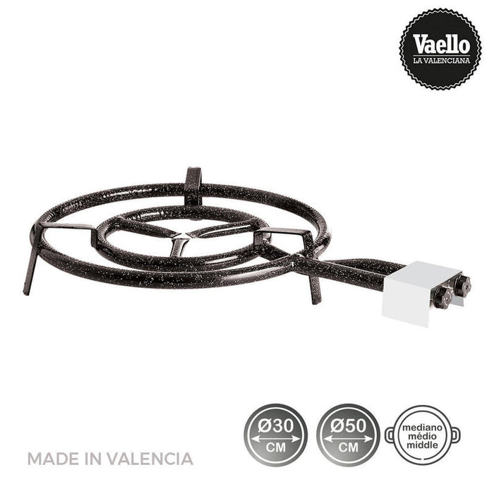Quemador Gas Butano/Propano Ø50cm 2 Fuegos. Vaello