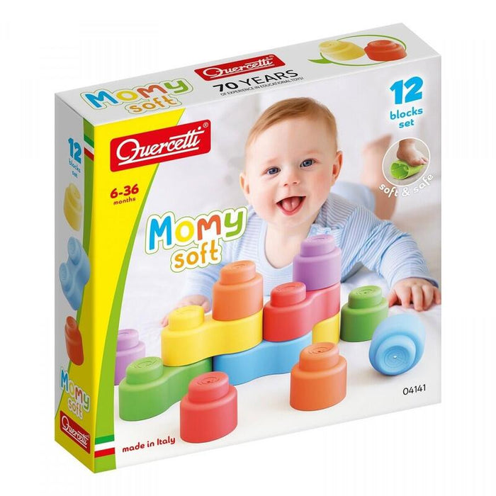 Quercetti Momy Soft      Blocks 12 Pcs.