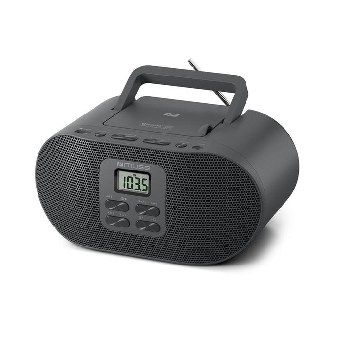 Radio Muse M-33bt Portable  Cd Mp3 Player With Bluetooth And Usb Port