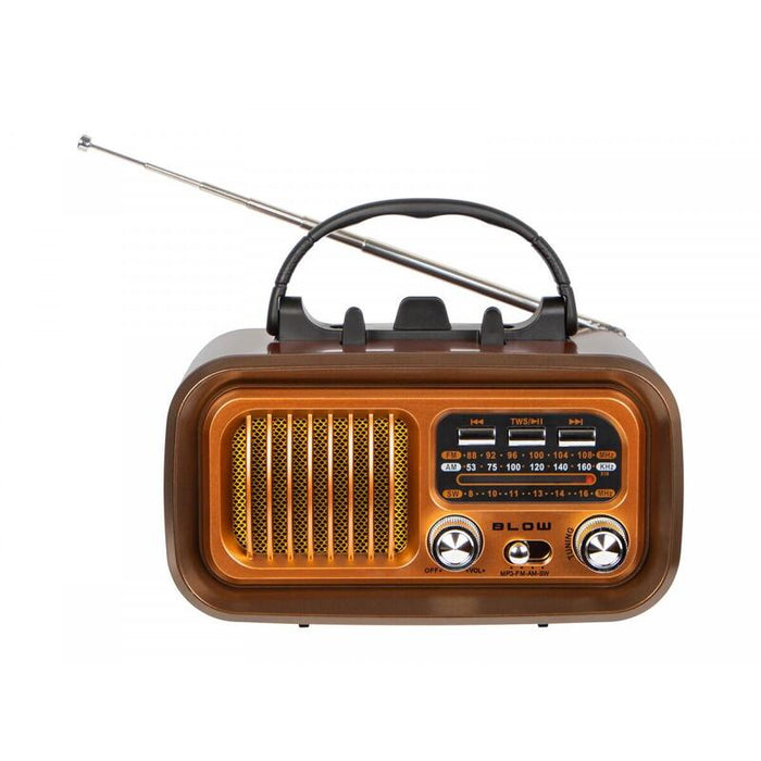 Radio Portátil Analogowe Am/Fm Ra16 Solarne
