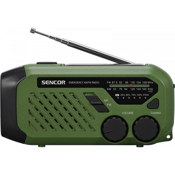 Radio Przenosne Alarmowe Am/Fm, Latarka, Power Bank, Bateria Sloneczna