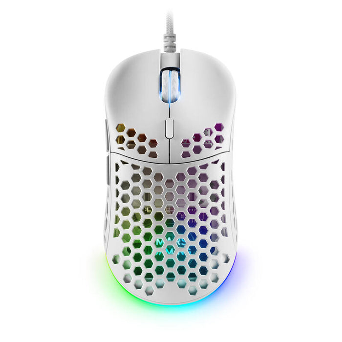 Ratón Gaming Mars Gaming Mm55 Hasta 12800 Dpi Blanco