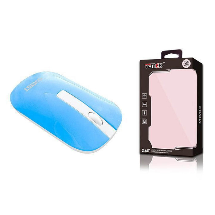 Ratón Inalámbrico 2.4G Version Mudo Azul