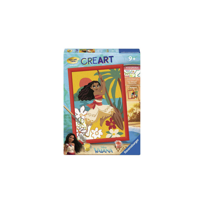Ravensburger Creart - La Aventura De Moana, Pintura 12023132