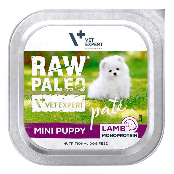 Raw Paleo Pâte Mini Puppy Lamb - Comida Húmeda Para Perros - 150g