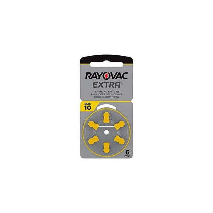 Rayovac Bateria Zinc Air, 10, 1.4v Pack 6 Unidades