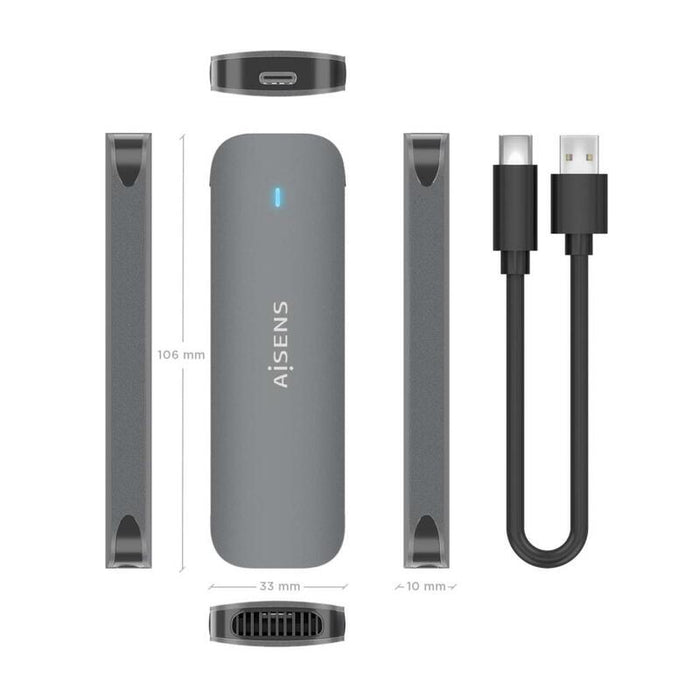 Reacondicionado Disco Ssd Externo 256gb Gris
