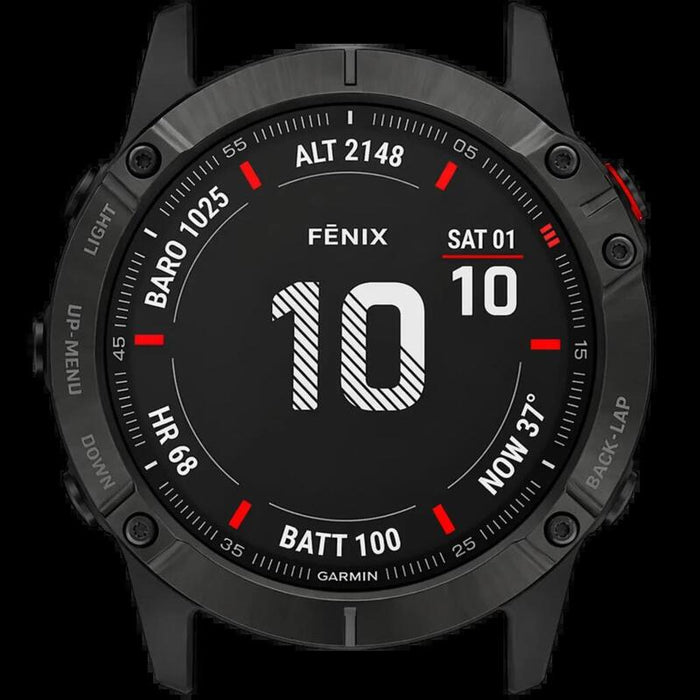 Reacondicionado Garmin Fenix 6x Pro Premium Negro 51mm - Reloj Inteligente - Estado Premium