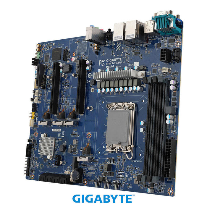 Reacondicionado Gigabyte Placa Base Mw34-Sp0 Rev.1.0 Atx Socket 1700 Ddr4-Only Single Reacondicionado
