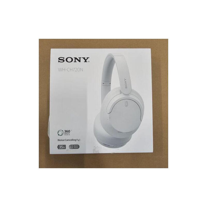 Reacondicionado - [Outlet Grade A] Sony Wh-Ch720 Bluetooth On-Ear Headphones Bt 5.2 White Eu 4548736147843-O