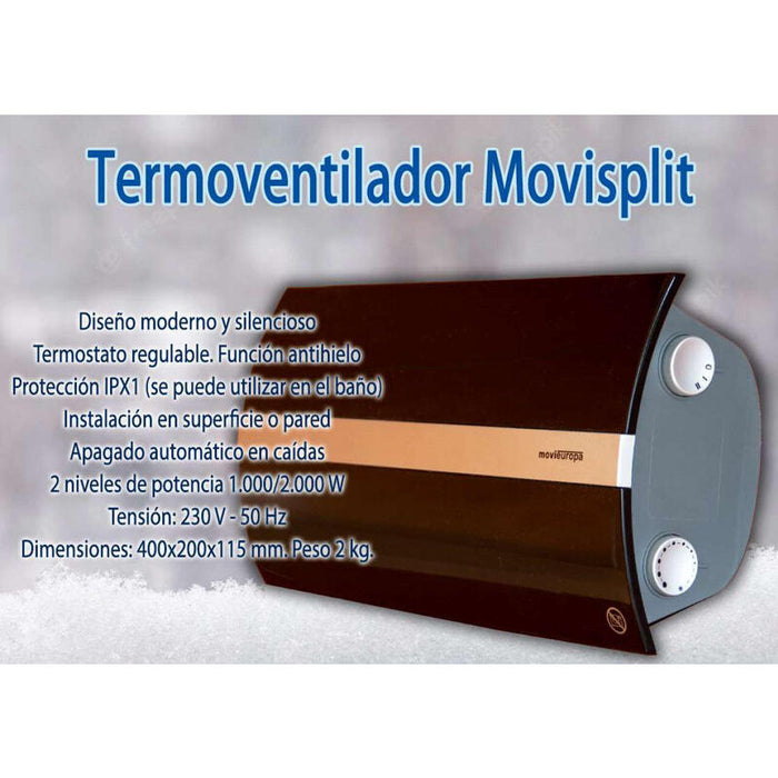 Reacondicionado Tl-120 Termoventilador (Black 2000w)-Tar